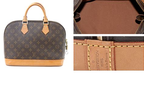 fake vs genuine louis vuitton alma colors|louis vuitton alma bag hardware.